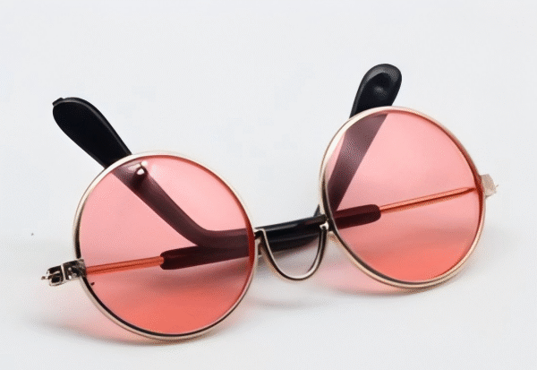 Transparent Pink Sunglasses