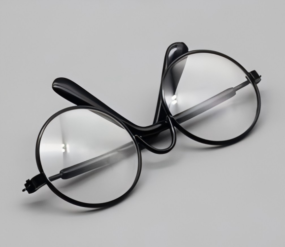 Black Rimmed Transparent Sunglasses