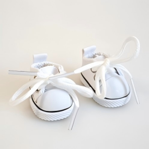 White Canvas Shoes