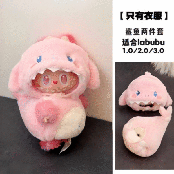 Pink Shark Two-Piece Suit